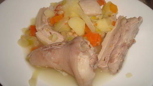 испанский крестьянский суп оллада