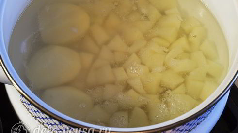 картофельный суп с грибами