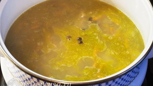 картофельный суп с грибами