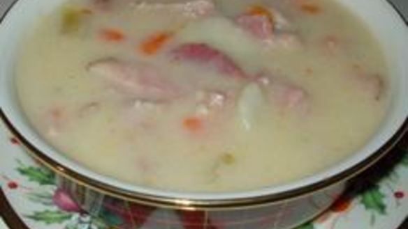 Рецепт Картофельного супа с колбасой