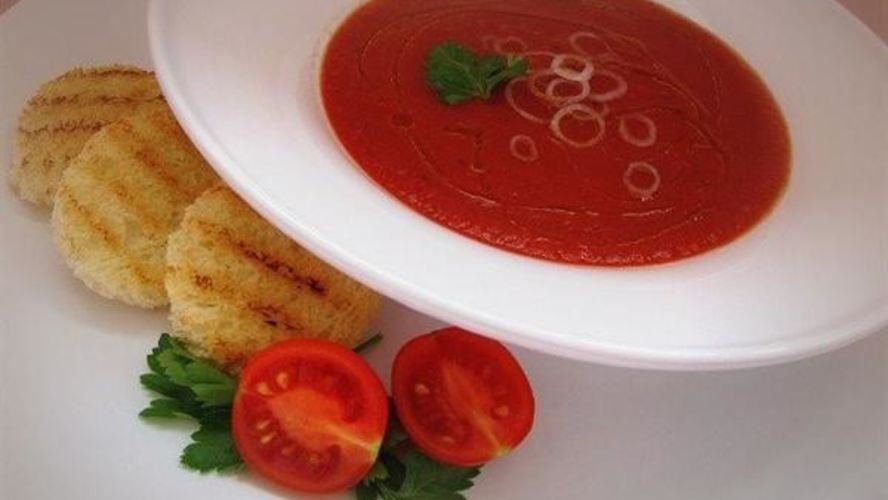 Рецепт холодного томатного супа