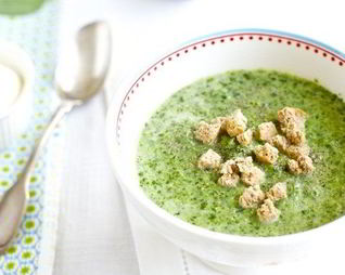 Крем-суп из шпината