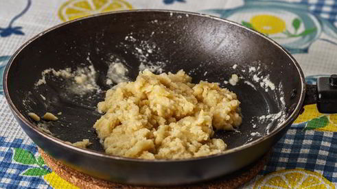 кукурузный крем-суп с креветками