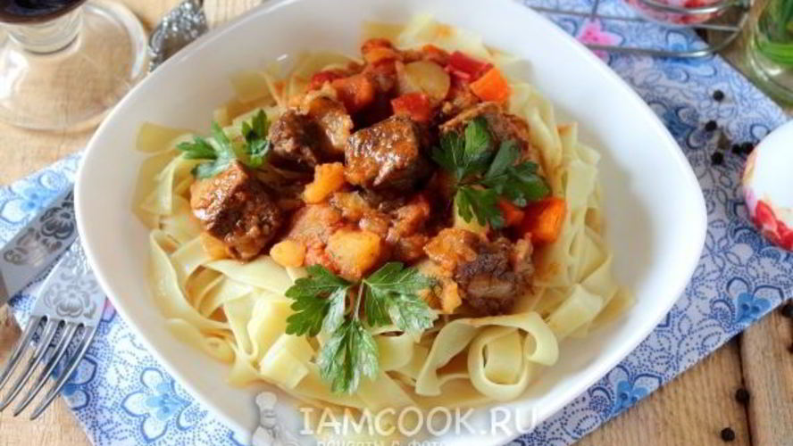 Рецепт лагмана в мультиварке