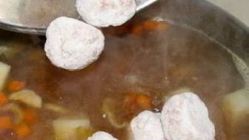 мексиканский фасолевый суп с фрикадельками