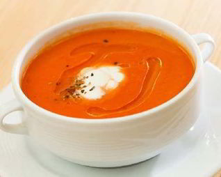 Охлажденный томатный суп