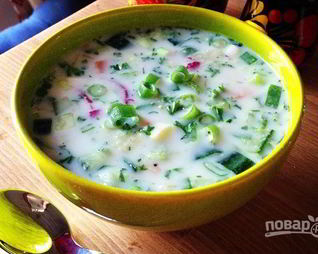 Окрошка без колбасы