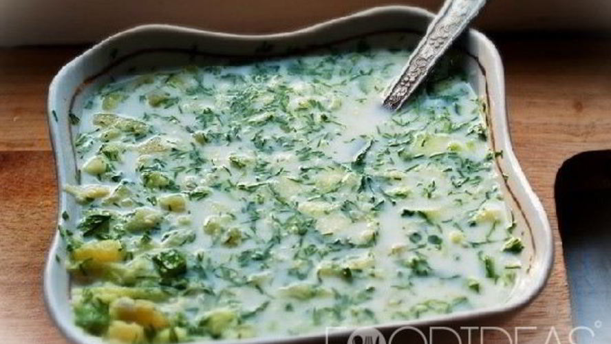 Рецепт окрошки на айране