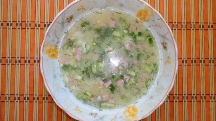 Рецепт окрошки на бульоне
