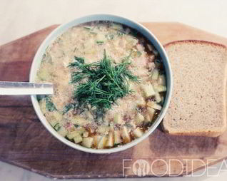 Окрошка на квасе