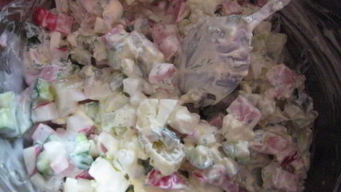 окрошка на минералке