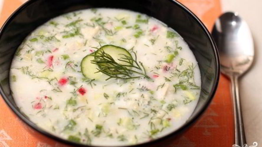 Рецепт окрошки ны тан