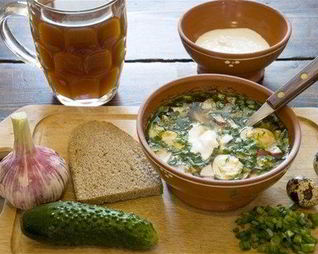 Окрошка овощная