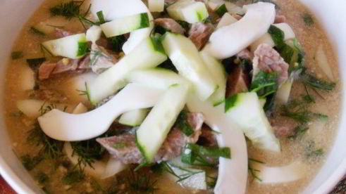 окрошка по-татарски