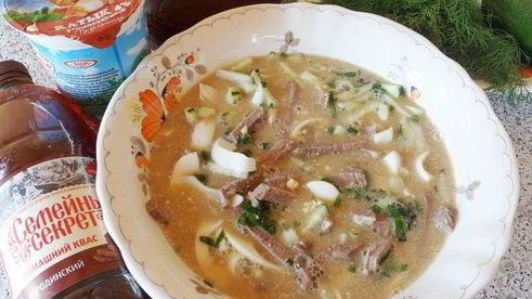 окрошка по-татарски