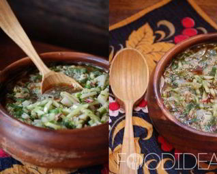 Окрошка постная