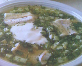 Окрошка рыбная