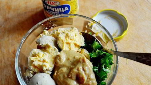 окрошка сборная мясная в ледяной чаше