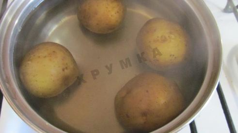 постная окрошка на квасе