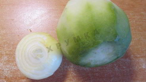 постная окрошка на квасе