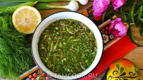 Рецепт Сыроедческой окрошки