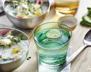 Вегетарианская окрошка