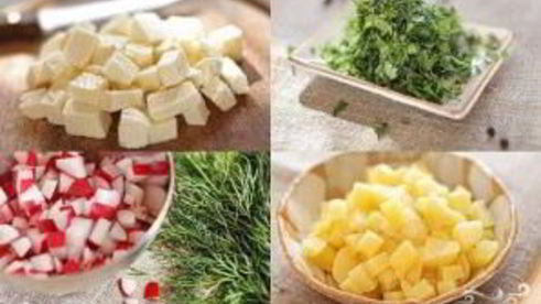 вегетарианская окрошка