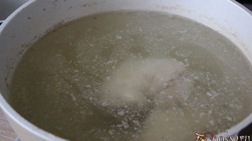 куриный суп с нутом и овощами