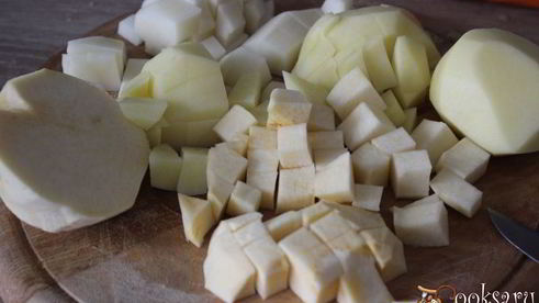 куриный суп с нутом и овощами