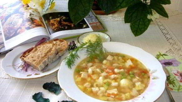 Рецепт Минестроне с курицей