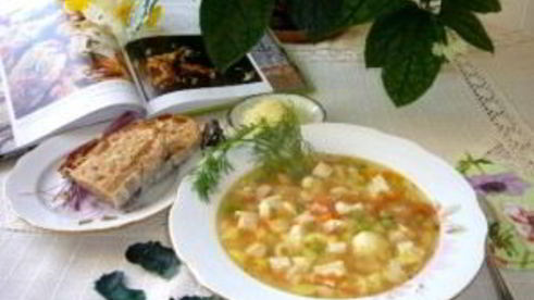 минестроне с курицей