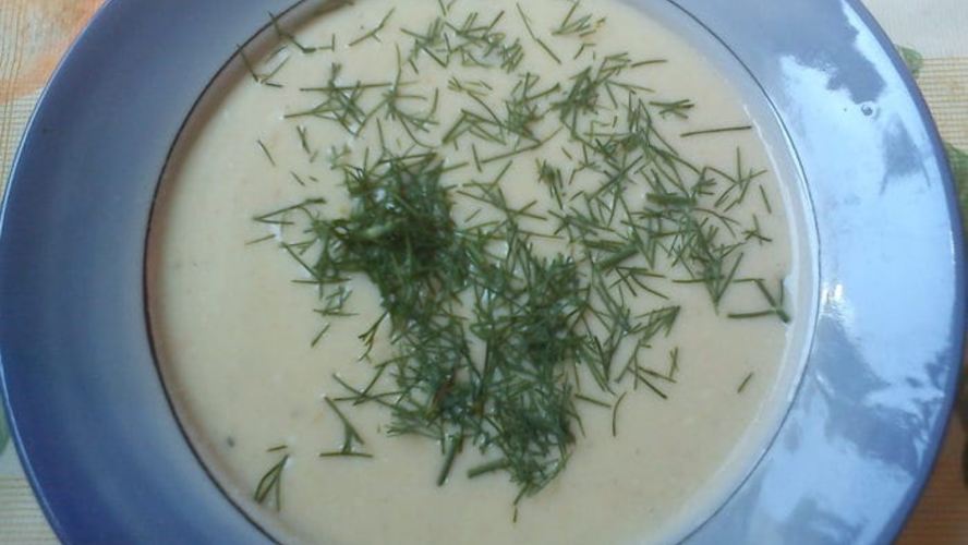 Рецепт овощного крема-супа с плавленным сырком