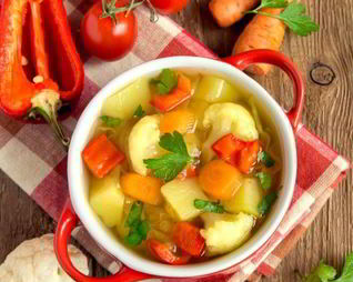 Овощной суп из цветной капусты