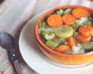 Овощной суп из замороженных овощей