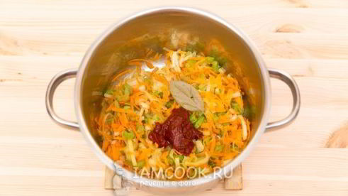 овощной суп с фасолью и макаронами