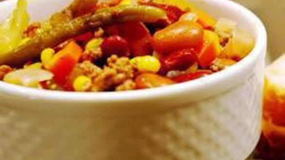 Рецепт Овощного супа с фасолью по-итальянски