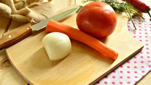 овощной суп с грибами