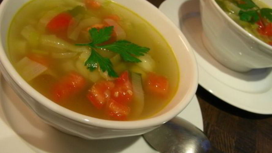 Рецепт овощного супа с карри