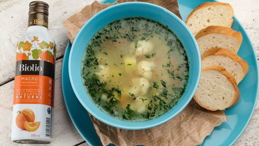 Рецепт овощного супа с зеленым горошком