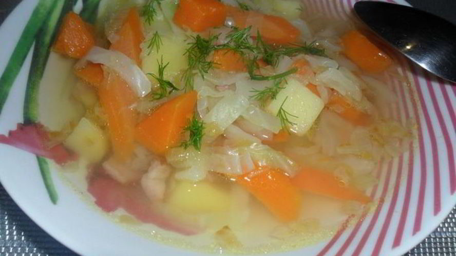 Рецепт овощного супчика