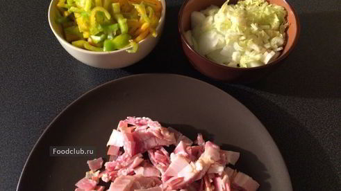 суп минестроне с беконом и стручковой фасолью