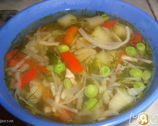 Суп овощной вегетарианский