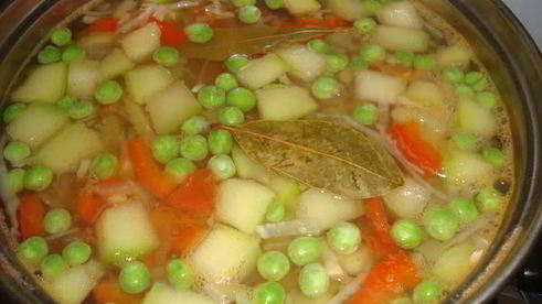 суп овощной вегетарианский