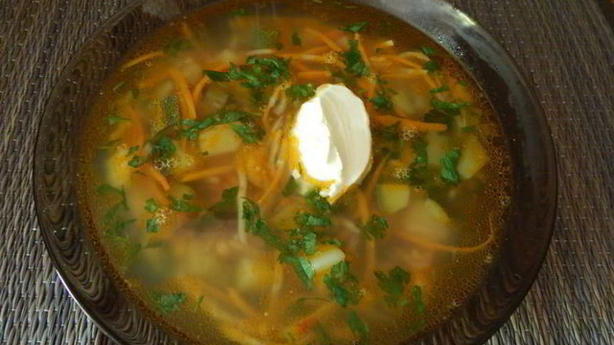 Рецепт зеленого минестроне