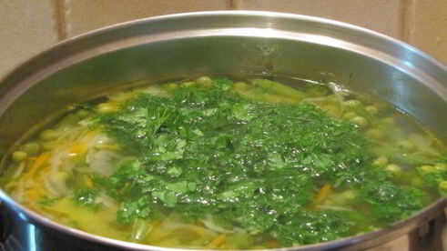 зимний овощной суп