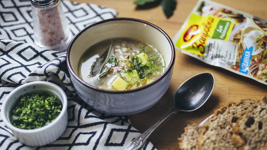 Рецепт постного рассольника с перловкой