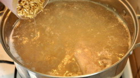 рассольник домашний