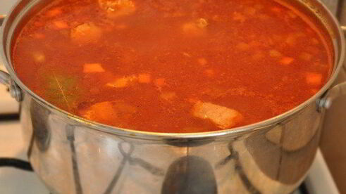 рассольник домашний