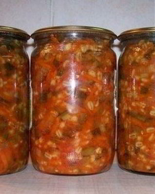 Рассольник на зиму с перловкой