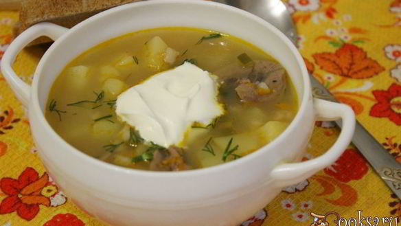 Рецепт Рассольника с говяжьими почками